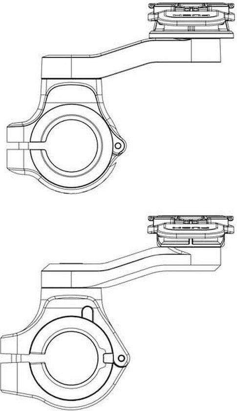Quad Lock® - Motor Stuur Bevestiging – Telefoonhouder - Motorfiets - Stuurhouder - Motorbevestiging - Motorsteun