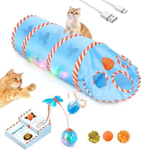 Elektronische Speelgoedkat | Realistisch Interactief met Geluid 17 cm