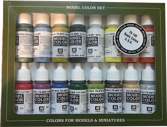Vallejo Model Air Medium Olive - 17ml - 71092 - Scenery Workshop BV