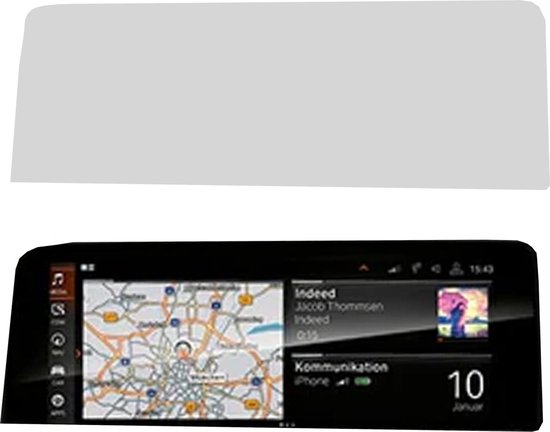 Protection d'écran - Protecteur d'écran pour BMW X3/iX3 G01 - Mat Anti-empreintes digitales - Auto-cicatrisant - Découpe de précision - Fabriqué aux Nederland