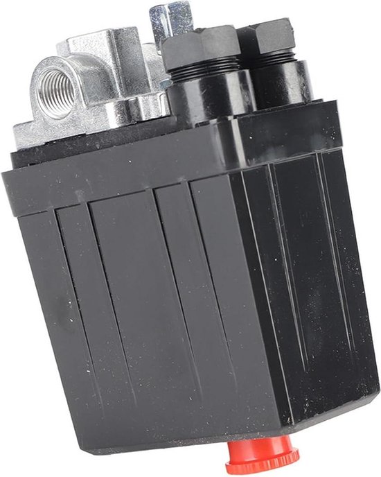 Luchtdrukmeter voor Compressor Drukregelaar Schakelaar Regelklep Meter met Malefemale Connector voor Luchtcompressor