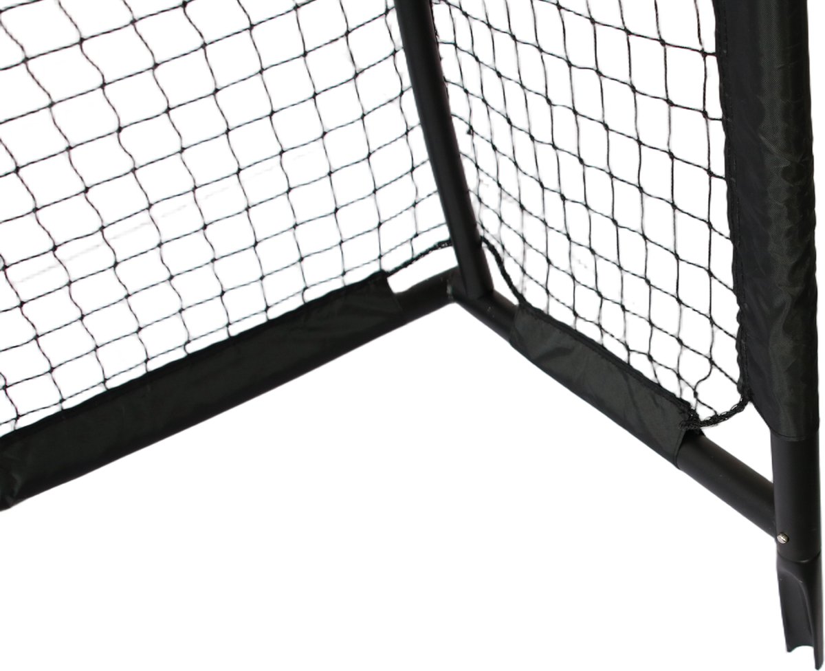 AJ-Sports Voetbaldoel met Doelwand - 300x200x90cm - Voetbalgoal - Goals - Voetbaltraining - Stalen buizen - 4 Schietgaten - Snelle Montage -Zwart — afbeelding 16