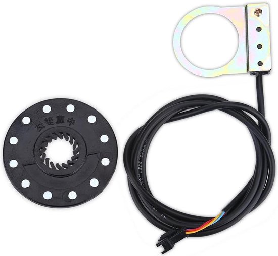 Elektrische Fietsassistentiesensor, Trapondersteuningssensor 12 Magneten Elektrische Fietspedaal PAS-systeemassistentsensor voor Elektrische Fiets (gaatje