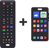 Baby Afstandsbediening + Baby Telefoon - 100% Siliconen Educatief Speelgoed - Broemba®