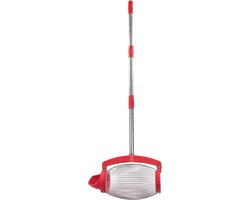 Notenraper – Walnootraper - Notenverzamelaar - Walnoten Raper – Verstelbare Lengte – Rood – Inclusief opbergtas