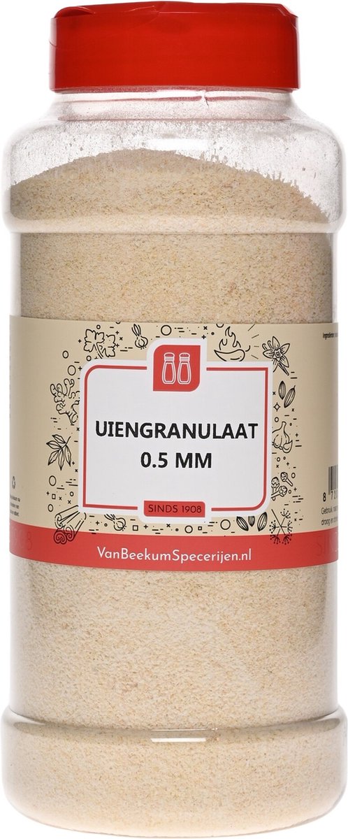 Goedkoopste Van Beekum Specerijen - Uiengranulaat 0.5 mm - Strooibus 380 gram