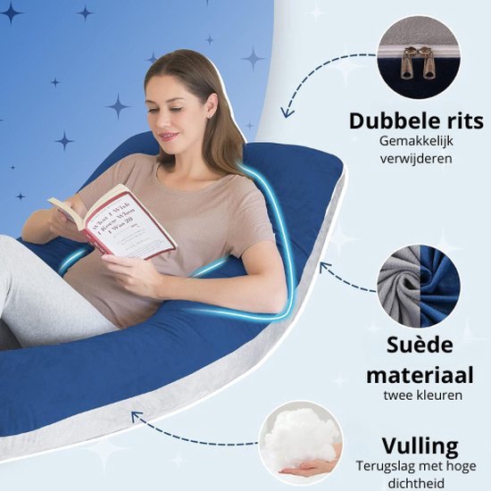 Multifunctioneel Kussen voor tijdens en na de Zwangerschap
