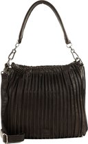 FREDsBRUDER Cuir Sac à épaule Sac à épaule bandoulière Say Hello Midi Hobo Bag Brown Marron foncé