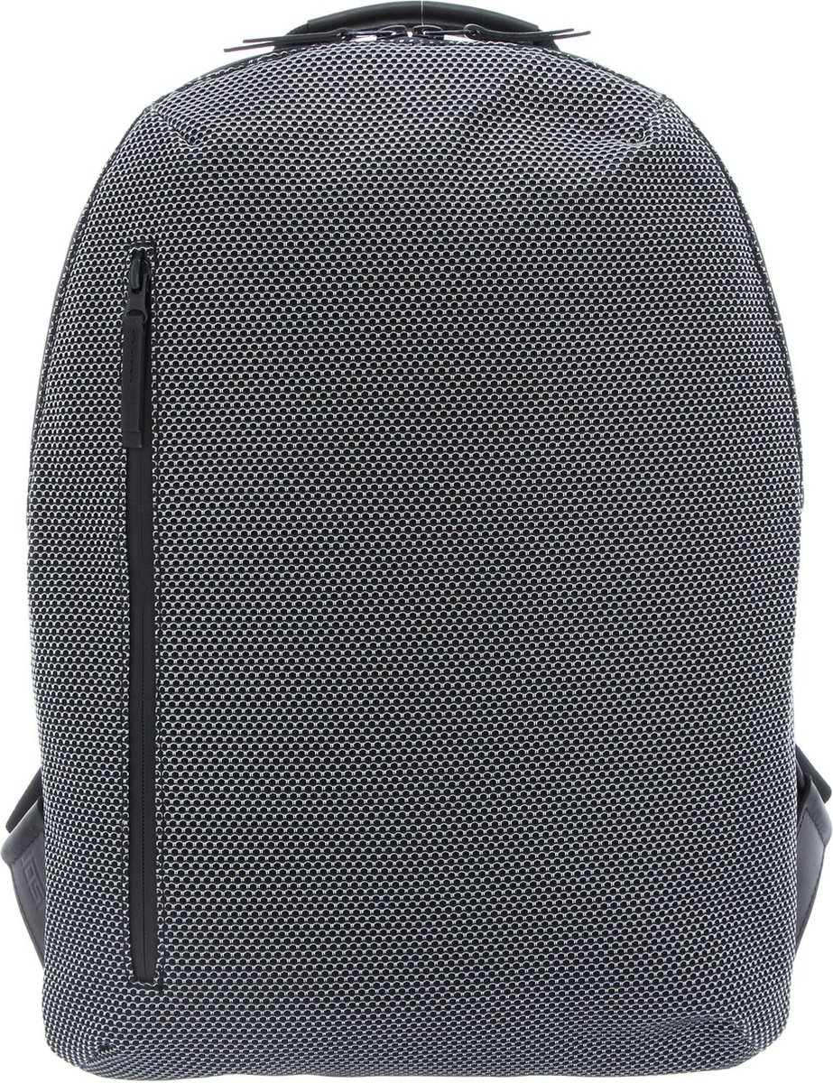 JOST Vrije tijd rugzak Rugzak met laptopvak Mesh Man Daypack Backpack Silver Zwart Veelkleurig