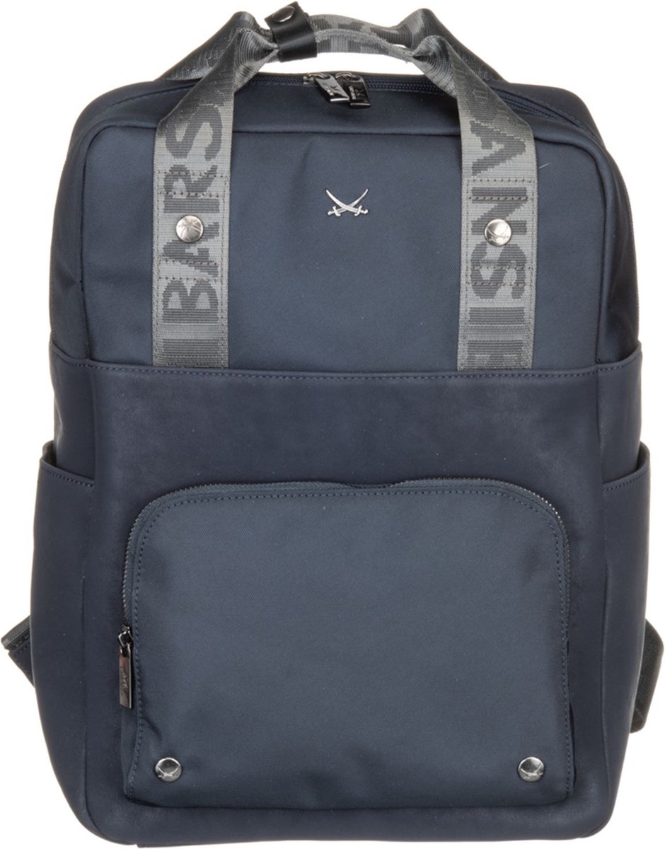 Sansibar Vrije tijd rugzak Rugzak met laptopvak Backpack Navy Donkerblauw
