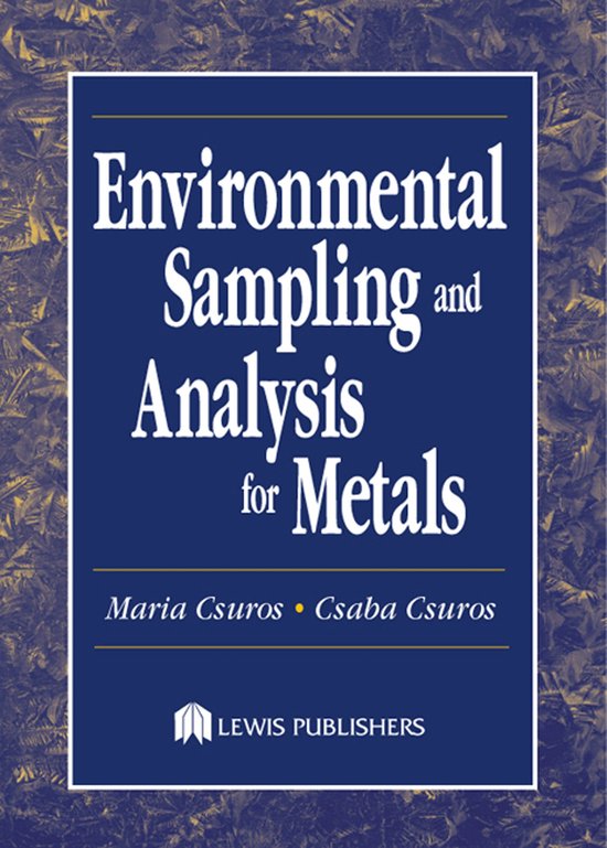 Environmental Sampling and Analysis for Metals - cover