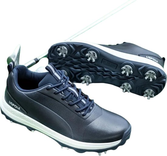 Bovista Golfschoenen Heren - Golfkleding - Golfschoenen Antislip - Waterdicht - Golfen - Met Spikes - Marineblauw - 43 van Bovista — afbeelding 3