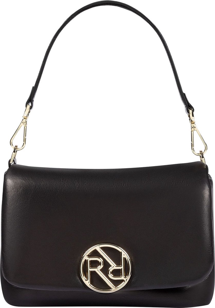 ROECKL Leren Schoudertas Soho Crossover Mini Black Zwart