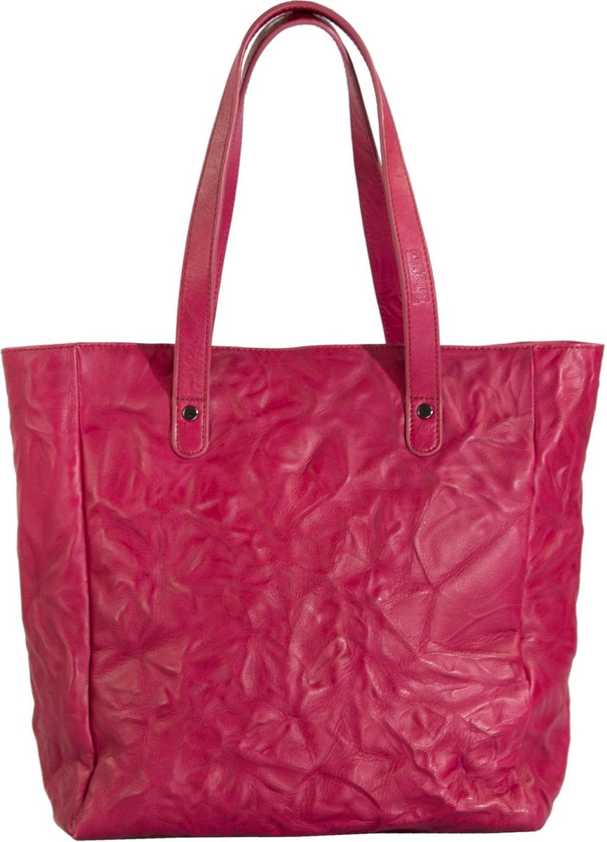 CINQUE Leren Schoudertas Nicoletta Shopper Berry (rood)paars