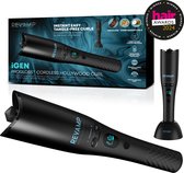 Bol.com Revamp Progloss iGen Cordless Hollywood Curl automatische Krultang - Draadloze krultang - 150°C tot 210°C - 40 minuten d... aanbieding