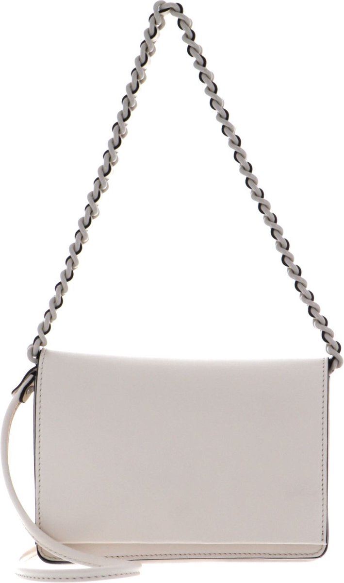 GIANNI CHIARINI Leren Schoudertas Avondtas Emilia Crossbody Bag Marble Beige