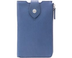Maître Leren Schoudertas Telefoontasje Lemberg Margarete Phonecase Midblue Blauwgrijs