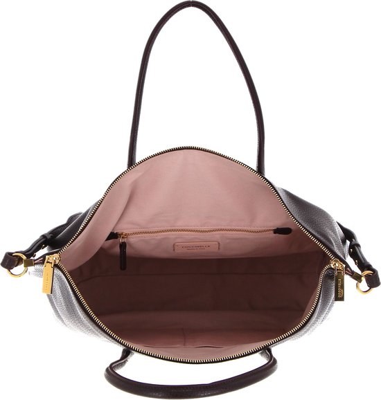 COCCINELLE Cuir Sac à main Sac à épaule bandoulière Estelle Handbag Aubergine Violet foncé