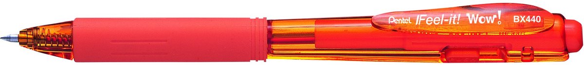 Pentel BX440-FI balpen Oranje Intrekbare balpen met klembevestiging