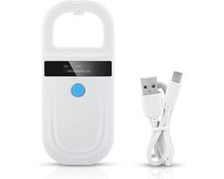 Oplaadbare Pet Microchip Reader - RFID-lezer voor Animal Chip ID - Handheld Animal Tag Scanner met OLED-display - Dog Cat Animal Management