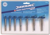 Silverline Titanium Gecoate Forstnerboor Set - 12 t/m 35 mm - 7 Delig
