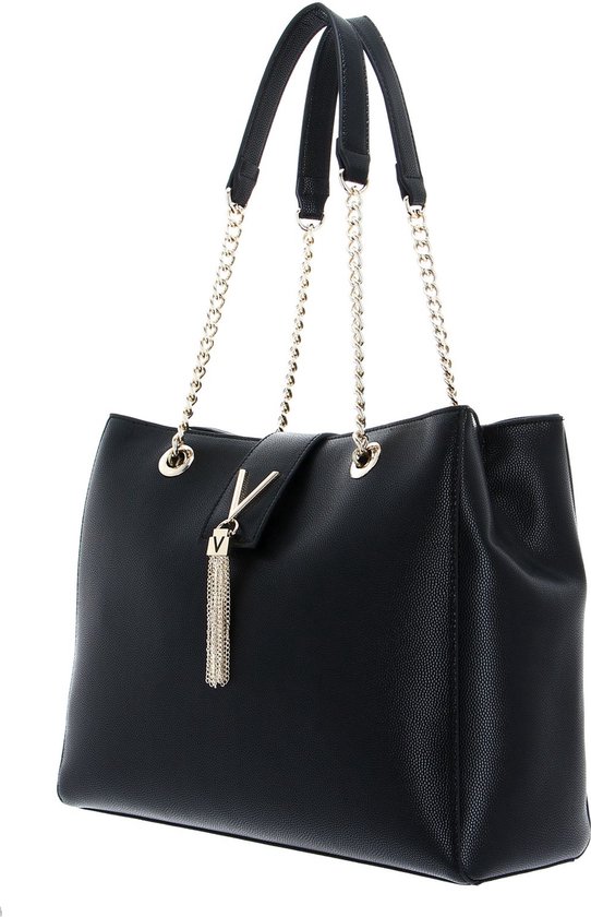 Valentino Bags DIVINA - Schoudertas - nero/gold-coloured/zwart