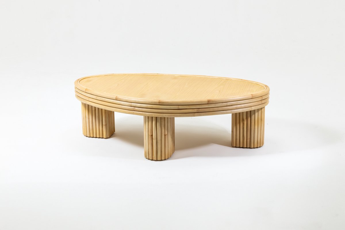 Canal Living - Gem koffietafel - 120 x 65 x 40 cm - Rotan - Salontafel - Bijzettafel