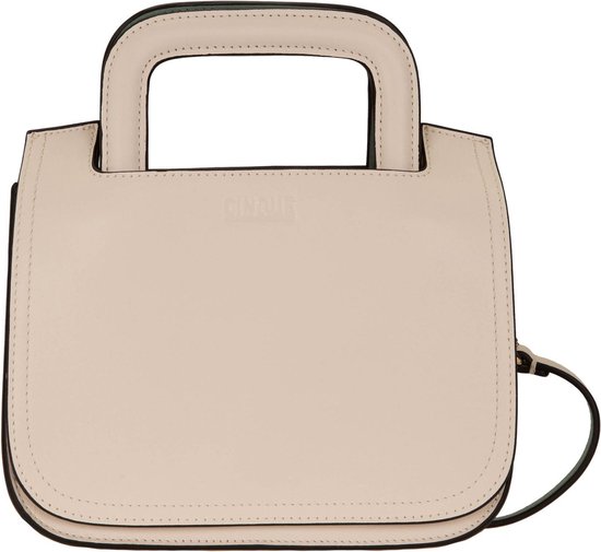 CINQUE Leren Handtas Schoudertas Sabrina Minibag Cream-White Wit | bol