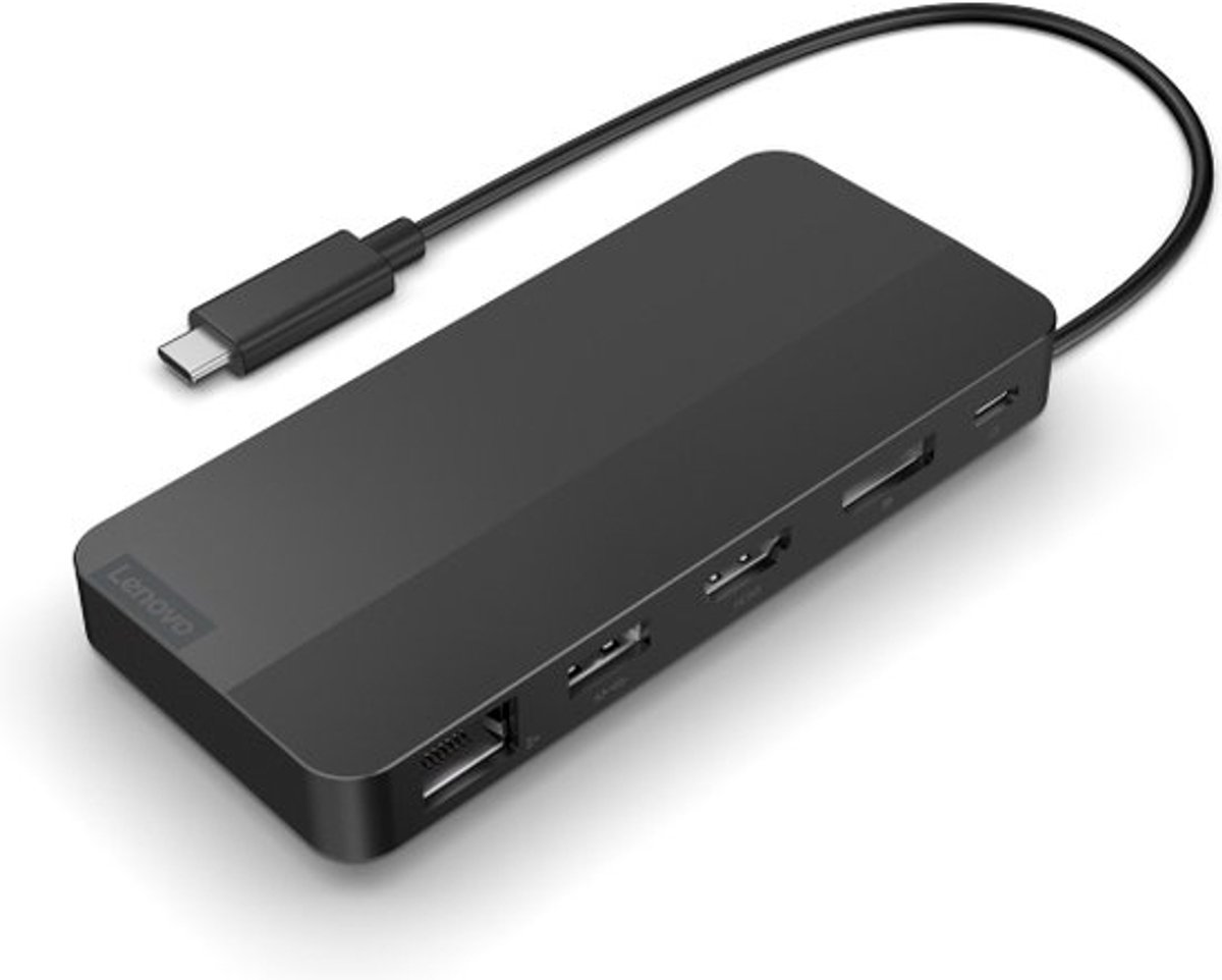Lenovo USB-C-Travel Dock voor 2 schermen