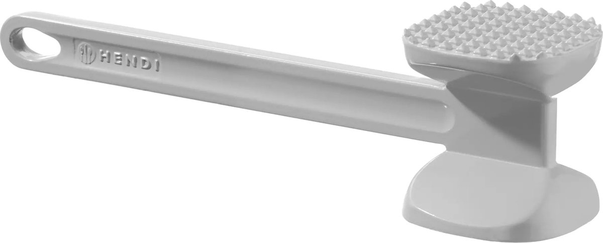 HENDI Dubbelzijdige vleeshamer – aluminium – lichtgrijs – 255x65x70 mm