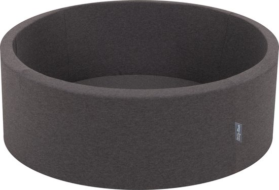 KiddyMoon Piscine à Balles avec Balles Colorées 90X30cm/200 Balles ∅ 7cm pour Bébé Enfants Ronde, Menthe avec Chocolat: Marron/Menthe