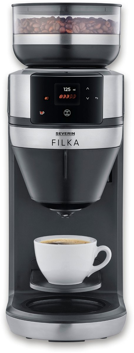 Severin KA4853 FILKA Zwart/rvs