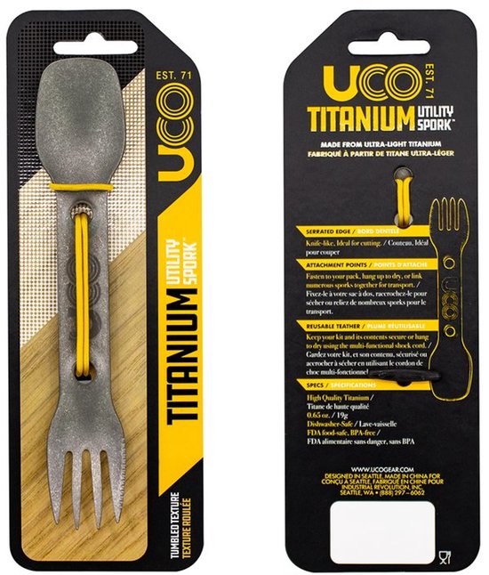 UCO - Utility Spork - Titanium van UCO — afbeelding 4