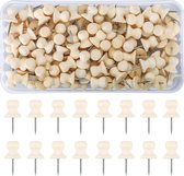 Grevosea 80 stuks pushpins - decoratieve duimspijkers voor kurk en prikborden - schattige stalen kaartspelden voor thuiskantoordecoraties (willekeurig patroon