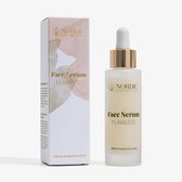Nordic Cosmetics© - Gezichtsserum met CBD 30ml - 60mg CBD, Hyaluronzuur, Vitamine C & E - Hydraterend & Vegan - Geschikt voor Alle Huidtypes