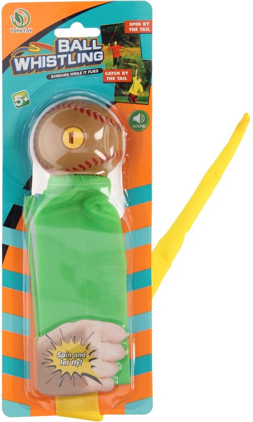 Gooibal met fluit speelgoedbal met lange staart voor buitenplezier.