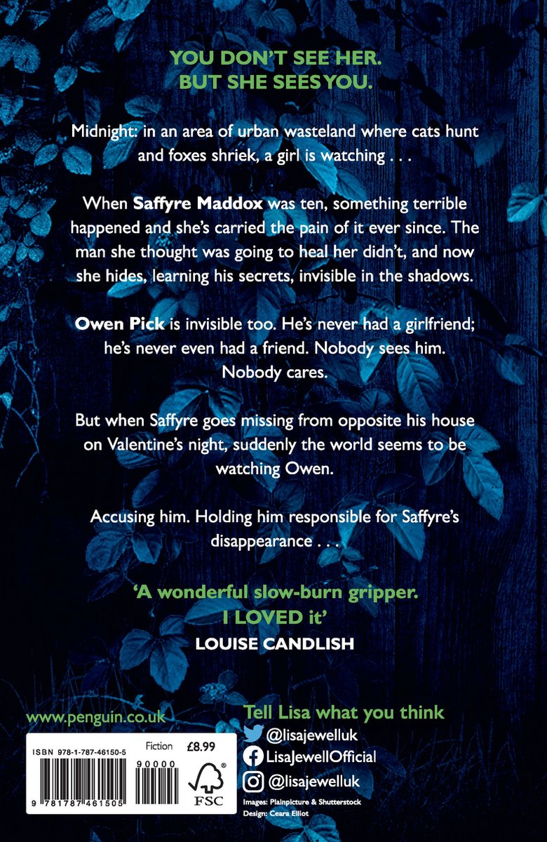 Invisible Girl - back cover