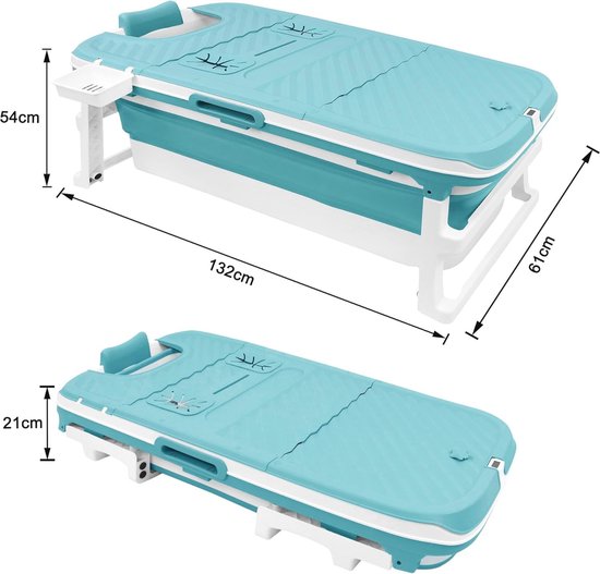 HelloBath® Opvouwbare Badkuip Voor Volwassenen - XXL, 157 x 60 x 48 cm - Badkuip Met Zeepmand En Massagerollers - Opvouwbaar Ijsbad En Bubbelbad Voor Zomer En Winter (Dusky Pink HelloBath® Opvouwbare Badkuip Voor Volwassenen - XXL, 157 x 60 x 48 cm - Badkuip Met Zeepmand En Massagerollers - Opvouwbaar Ijsbad En Bubbelbad Voor Zomer En Winter (Dusky Pink