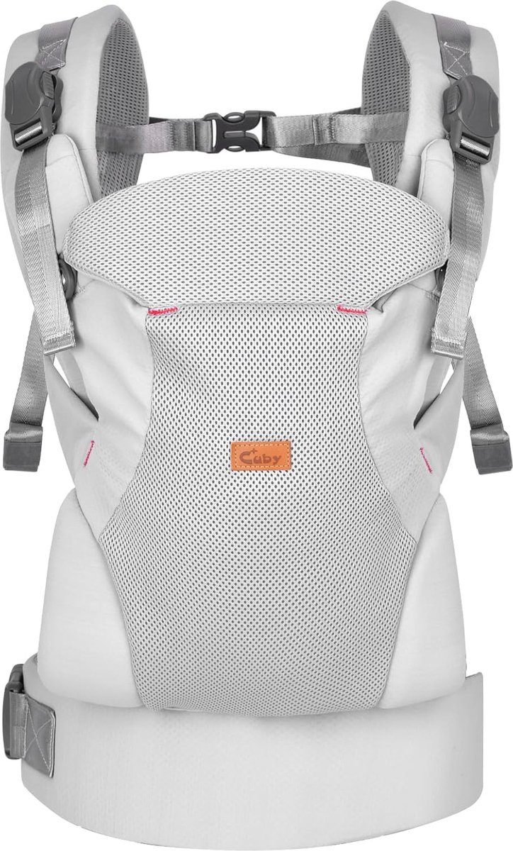Image of 4-in-1 Magnetische Babydrager voor Pasgeborenen - Verstelbare Draagdoek met Kliksluiting en Ademende Hoofdnaksteun