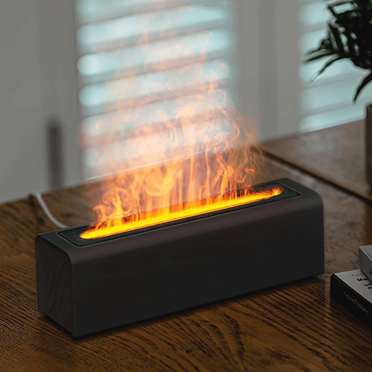 Aroma Diffuser met 7 Kleuren Nachtlampje en Automatische Uitschakeling – 200 ml Draagbare Luchtbevochtiger
