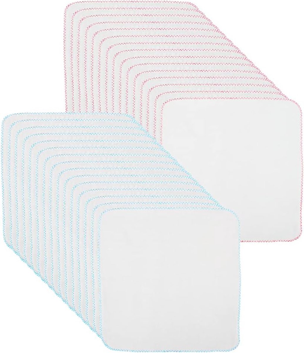Goedkoopste Mulldoeken, katoen, 30 stuks, gezichtsreiniging, doekjes, mosliedjes, make-up remover, zachte spuugdoeken voor baby's