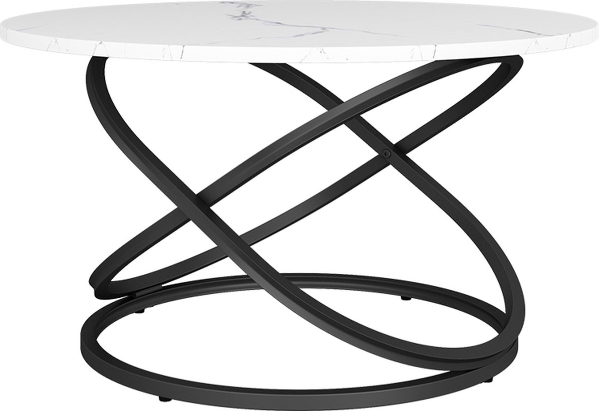 Vicco Calgary Salontafel – 79.5 x 46 cm met groot werkoppervlak Wit