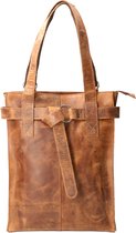 Revival by Leather Design Shopper/Rugzak Hunter Bruin