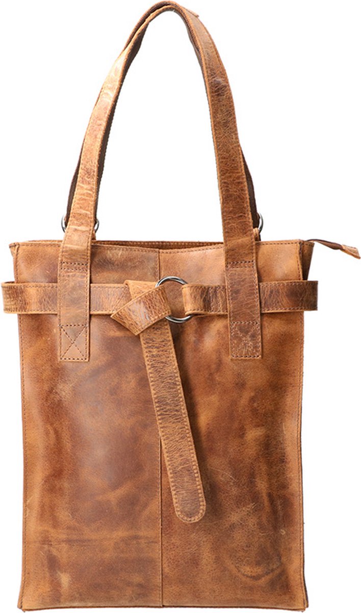Revival by Leather Design Shopper/Rugzak Hunter Bruin