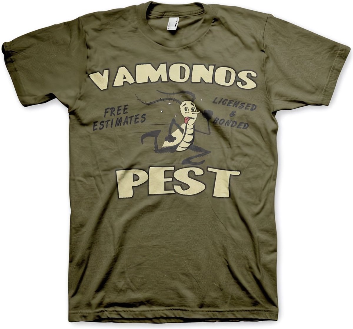 Breaking Bad Vamanos Pest T-Shirt Olive-XL