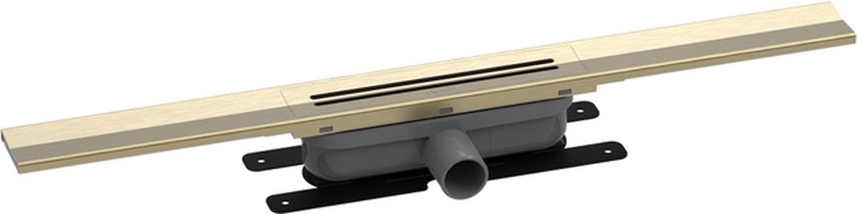 Easy drain R-line Clean Color douchegoot 70cm brushed brass