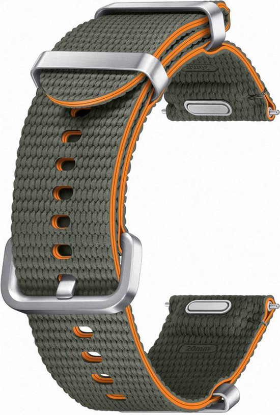 Samsung Galaxy Watch7 Smartwatchbandje - Athleisure Band - Maat (S/M) - Kaki Groen