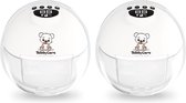 Bol.com Bibbycare Elektrische Draadloze Borstkolf - Handsfree borstkolf - BPA-Vrij - Dubbele Borstkolf - Wit aanbieding