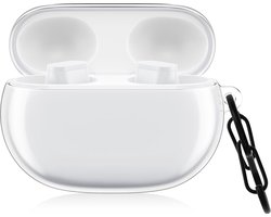 kwmobile Earphones Case for Beats Studio Buds Case - Clear TPU Silicone Earbuds Cover - Transparent
