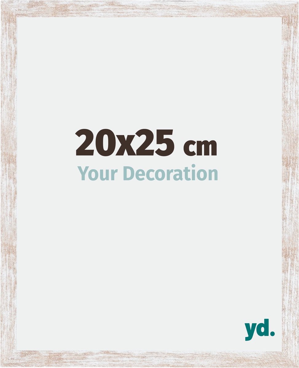 yd. Your Decoration - Fotolijst 20x25 cm - MDF - White Wash - Catania